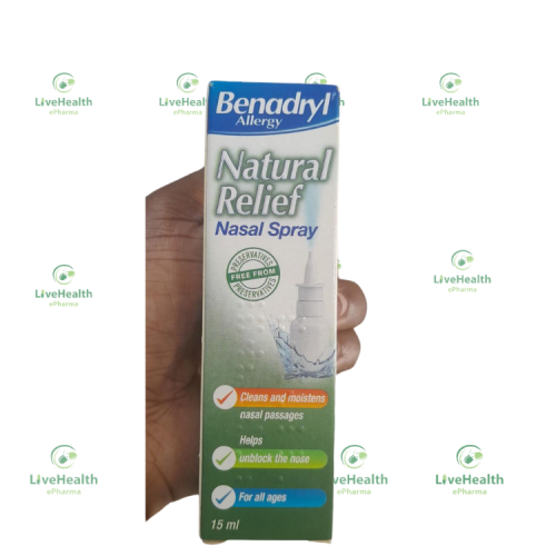 Benadryl Allergy Natural Relief Nasal Spray